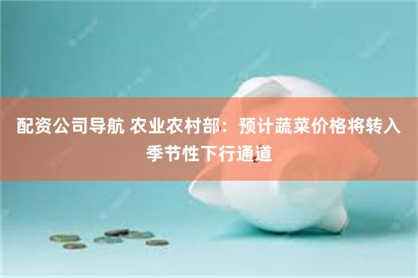配资公司导航 农业农村部：预计蔬菜价格将转入季节性下行通道