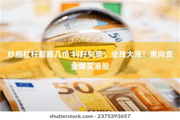 炒股杠杆最高几倍 利好突袭！全线大涨！南向资金爆买港股