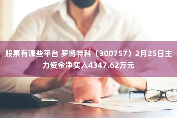 股票有哪些平台 罗博特科（300757）2月25日主力资金净买入4347.62万元