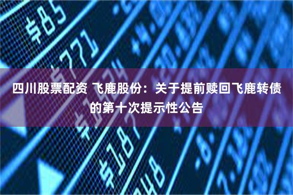 四川股票配资 飞鹿股份：关于提前赎回飞鹿转债的第十次提示性公告