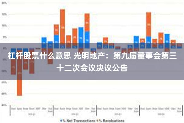 杠杆股票什么意思 光明地产：第九届董事会第三十二次会议决议公告