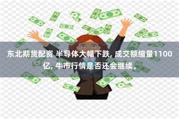 东北期货配资 半导体大幅下跌, 成交额缩量1100亿, 牛市行情是否还会继续。